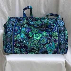 Vera Bradley Large Duffel Blue Rhapsody